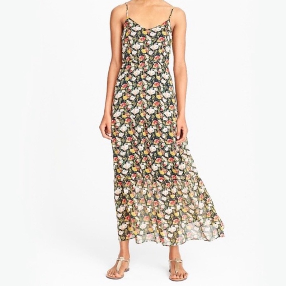 J. Crew Mercantile Dress; Maxi length + Floral design; Size 8.